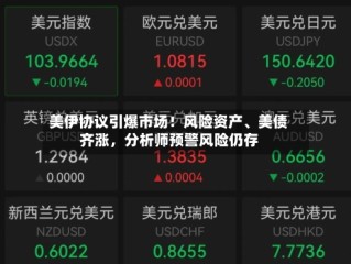 美伊协议引爆市场！风险资产、美债齐涨，分析师预警风险仍存