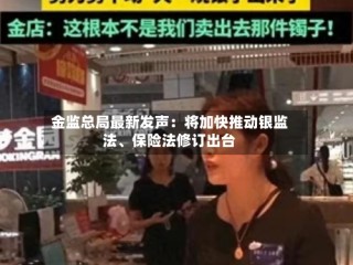 金监总局最新发声：将加快推动银监法、保险法修订出台