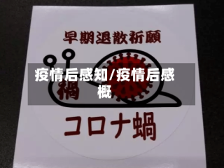 疫情后感知/疫情后感概