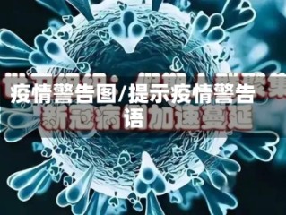 疫情警告图/提示疫情警告语