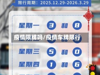 疫情限牌吗/疫情车牌限行