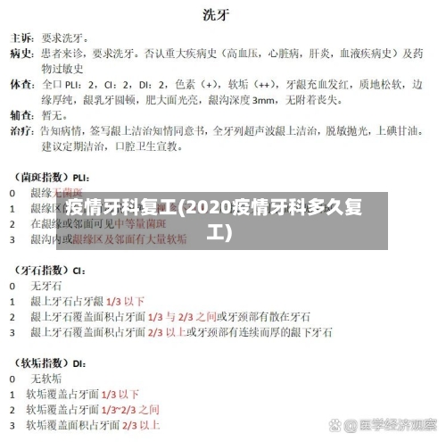 疫情牙科复工(2020疫情牙科多久复工)-第2张图片