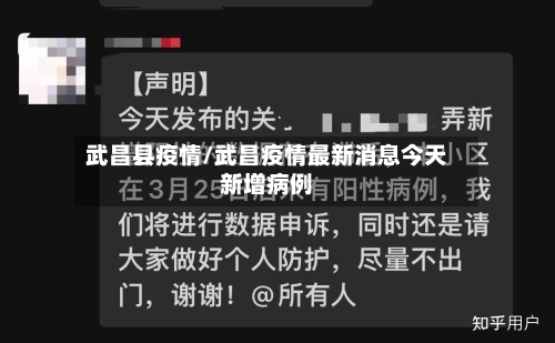 武昌县疫情/武昌疫情最新消息今天新增病例-第3张图片