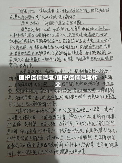 医护疫情随笔/医护疫情随笔作文-第1张图片