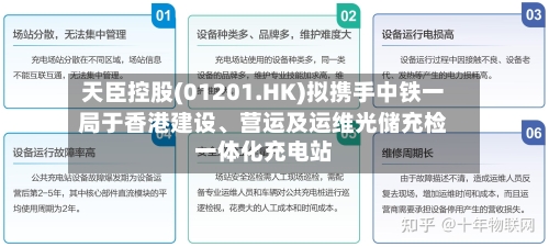 天臣控股(01201.HK)拟携手中铁一局于香港建设、营运及运维光储充检一体化充电站-第3张图片