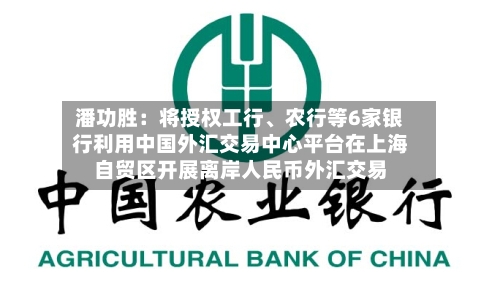 潘功胜：将授权工行、农行等6家银行利用中国外汇交易中心平台在上海自贸区开展离岸人民币外汇交易-第1张图片